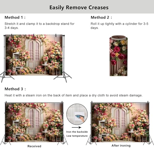 Fondo Fotográfico YongFoto Retro Floral 10x8ft miniatura 5