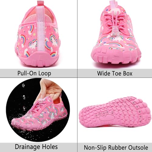 Image of Quickshark Kids Water Shoes Boys Girls Barefoot Aqua Socks Outdoor Indoor Quick Dry Sandals Lightweight Slip On Walking Sneakers for Beach Pool Swim (Little Kid /Big Kid)