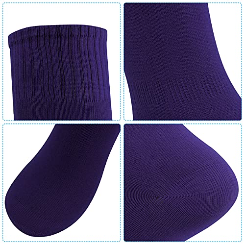 Soccer Softball Football Baseball Knee High Long Tube Team Sports Socks for Men Women Youth 2/6/12 Pairs4