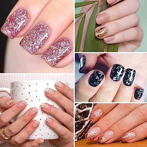 Glitter per Unghie in Polvere Brillantini Chunky