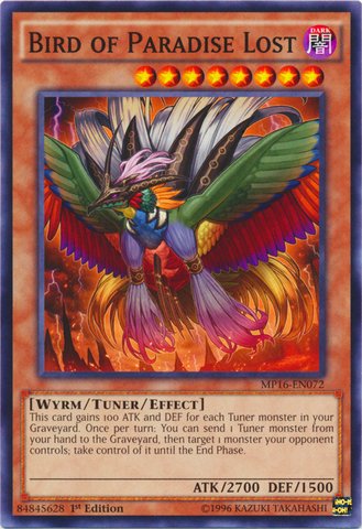 Amazon.com: YU-GI-OH! - Bird of Paradise Lost (MP16-EN072) - Mega