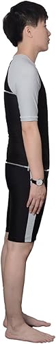 Miniatura 2 de BaronHong Conjunto de traje de baño de secado rápido para mujer, conjunto de traje de baño de marimacho y pantalones de natación