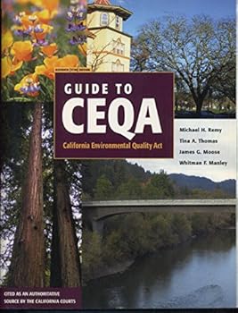 Paperback Guide to the California Environmental Quality Act Ceqa: 1999 Book