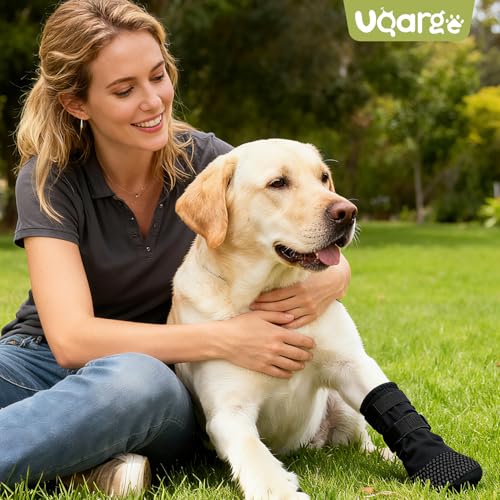 Voarge Hundeschuhe, Pfotenschutz Outdoor,Hundeschuhe zur Erholung,Hundeschuhe Pfotenschutz,für Pet Verletzung Recovery (XL)