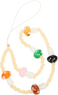 UKCOCO 5 Unidades De Corrente De Telefone Com Contas Cordão De Contas Cordão De Telefone Celular Chaves Penduradas Correntes De Telefone Cordas Penduradas Encantos De Telefone Mochila