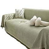  Jeté De Canapé Grande Taille Serviette De Canapé D Angle Chic 3/2/4 Places Antidérapant Housse De Canapé Gris Beige Dessus De Lit Jeté Réversible pour Canapé, Causeuse, Lit Double Et Fauteuil (Color
