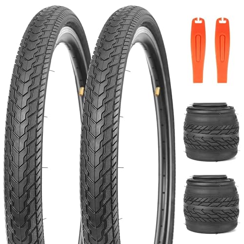 Pneus de rechange pliables 26x1.75 haute adhérence pour VTT et vélo de cyclotourisme