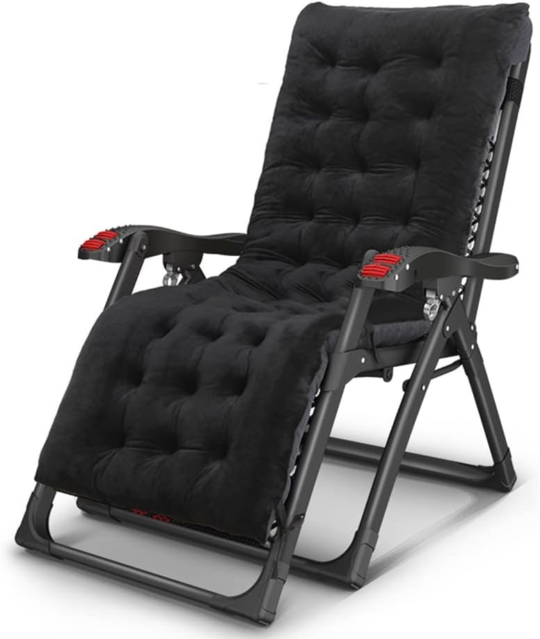 Zero Gravity Chair Set of 2 Oversized, Lawn Chairs for Adults, Metal Adjustable Folding Reclining Lounge Chair with Side Table and Pillow Padded Patio Chair for Poolside Backyard Beach