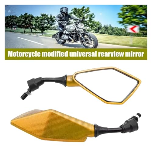 Espejos retrovisores universales de motocicleta para tus rutas y entrenamientos de motocross 4