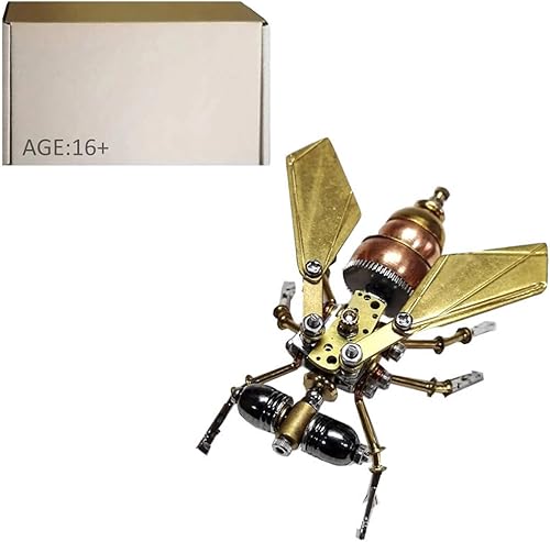 SUPERFLEX Rompecabezas 3D desconcertado Little Fly Metal Craft Kit de construcción divertido y educativo DIY juguete de metal ensamblar modelo de