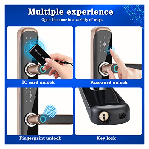 Smart Lock pour maison connectée Tuya avec accès carte et code secret - 3