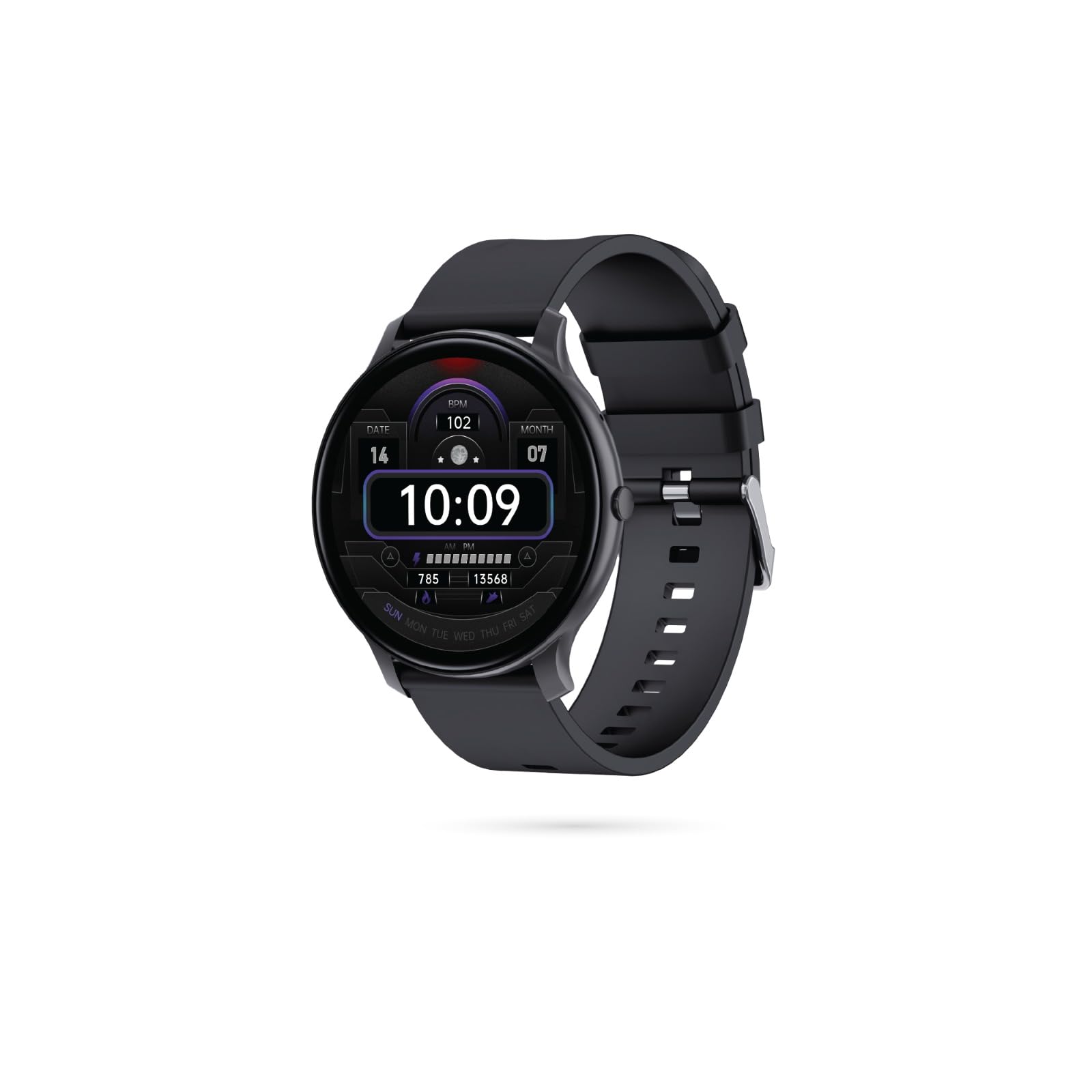 Green LionGT-FIT SMART WATCH - BLACK