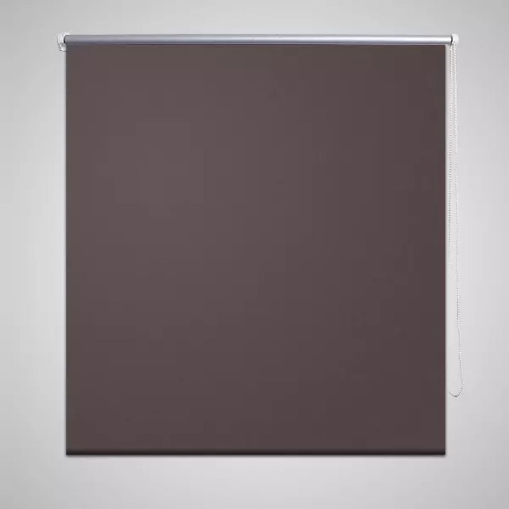 VIDAXL Blackout Roller Blind - 80 x 230 cm - Brown