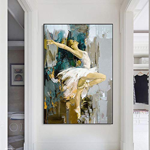Affiche Poisson Koi Carpe décoration salon peinture sur toile moderne 60x90cm sans cadre