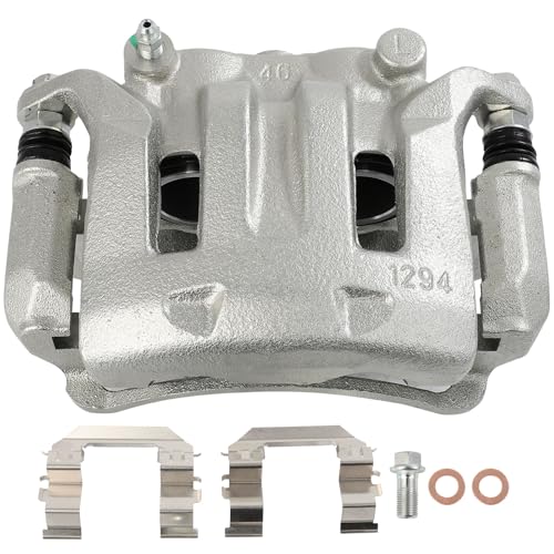 Image of SCITOO Front Driver Side Disc Brake Caliper 19B2639 Compatible For Nissan For Frontier 2003-2004,For Nissan For Xterra 2000-2004,With Bracket 1PC