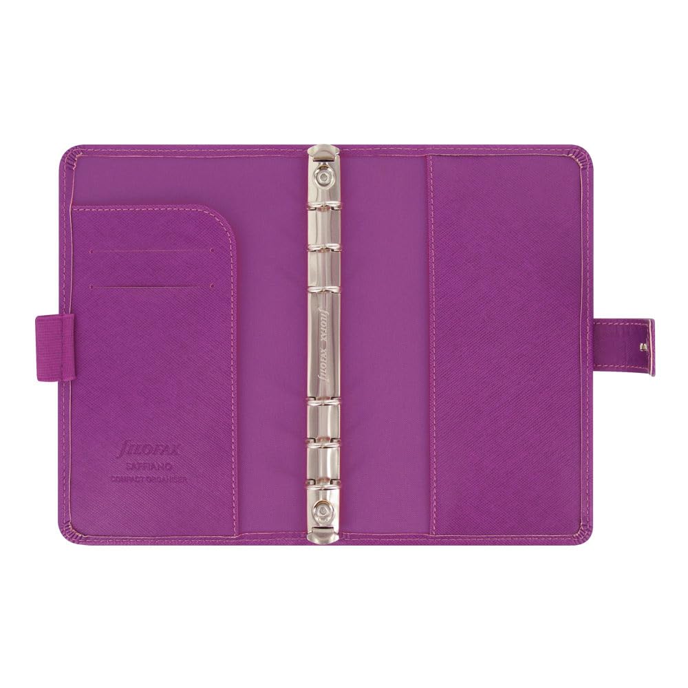 Filofax Saffiano Organizer, Personal Compact Size, Peony