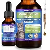 Cat Constipation Relief, Constipation Relief for Cats, Cat Constipation Support, Promotes Digestive Health, Chicken Flavor Natural Herbal Supplement, 60 ml/2 Fl Oz