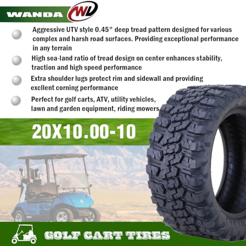 Wanda All Terrain Golf Cart Tire