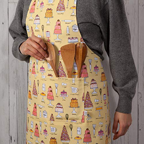 Now Designs Basic Cotton Kitchen Chef's Apron, Bake A Cake #TOP6