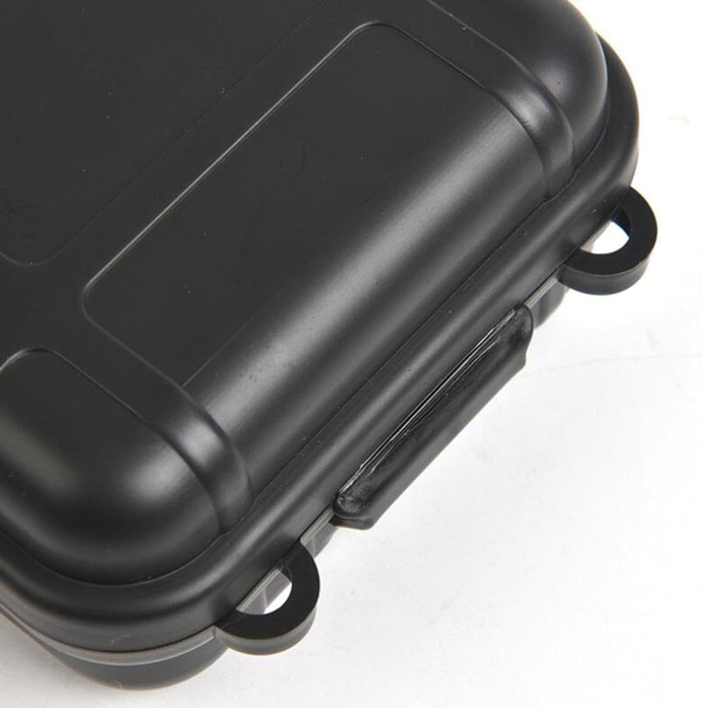 TopHomer Outdoor Survival Storage Box Plastic Waterproof Shockproof Box Survival Box Container Storage Airtight Case for Camping, Boating, Fishing, Tubing, Swimming
