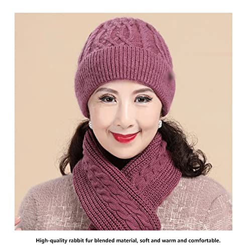 ファッション 冬のベルベットのグローブ帽子スカーフセット