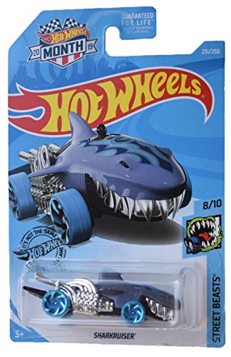 Hot Wheels Street Beasts 8/10 Sharkruiser 231/250 [Monthly Card 2019] - Purple
