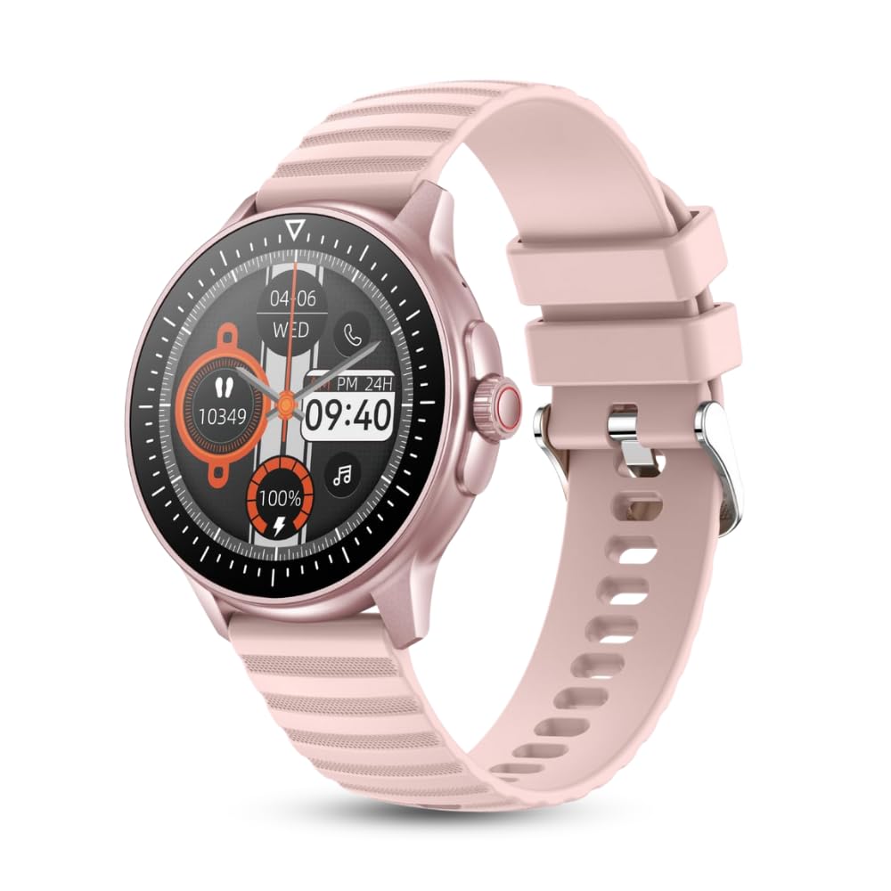 RAT Hippo Calling ZW45 Smartwatch | 1.39" Circular Display with Gesture Control, BT Calling, DIY Watch Face Studio, HeartRate & Blood Oxygen Tracking Smartwatch for Men & Women- Pink-image-38