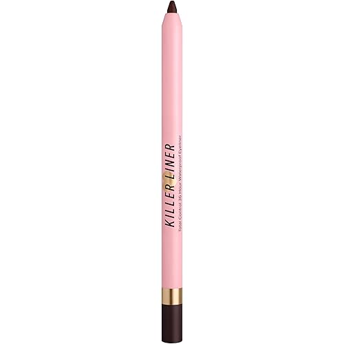 Too Faced Killer Liner 36 Hour Waterproof Gel Eyeliner Pencil | Long Lasting + Smudge Proof, 0.04 oz.