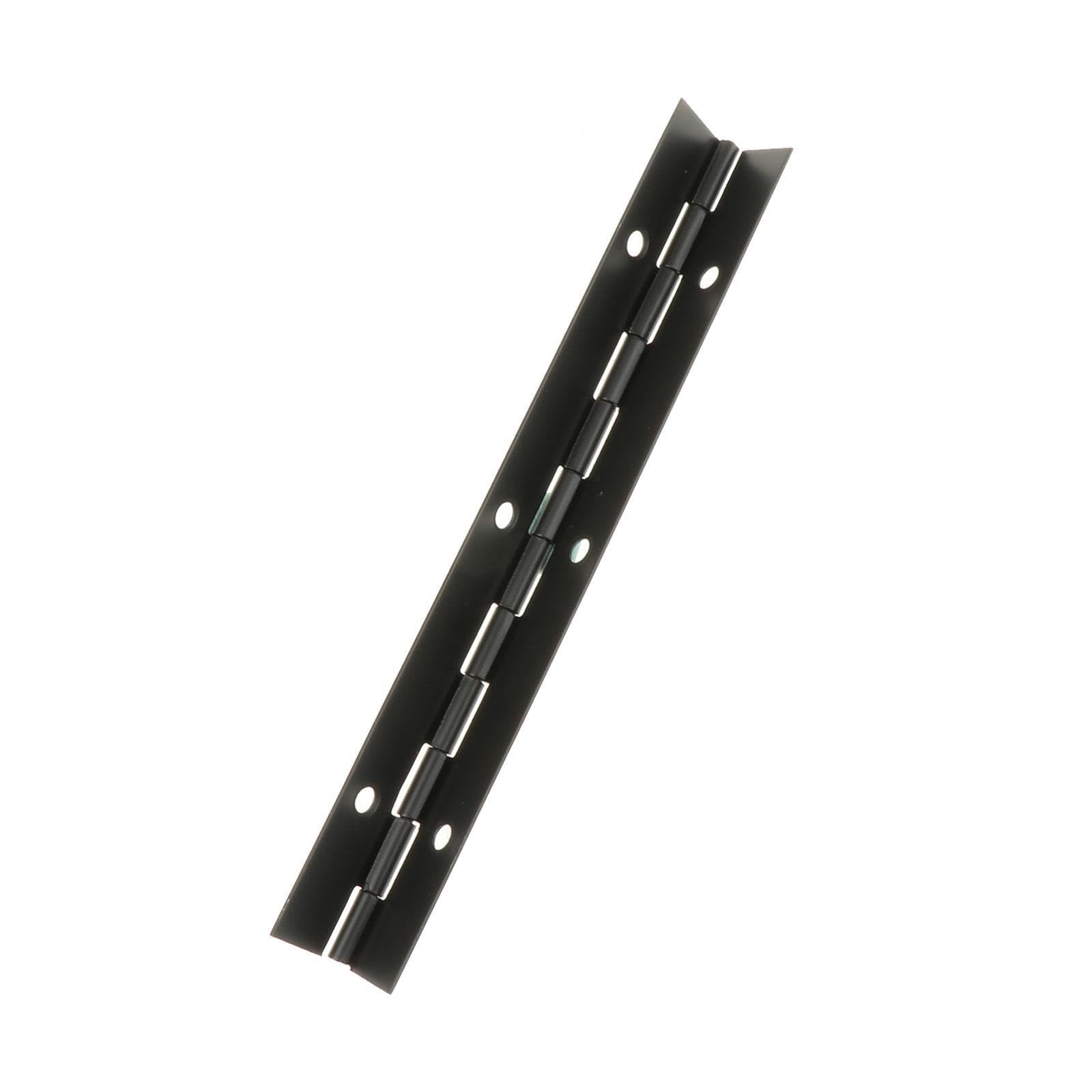 Qixcxaz Black Versatile Stainless Steel Piano Hinges Heavy Duty Continuous Hinge With Holes Convenient For Cabinet Door Furniture Projects Heavy Duty Piano Hinge, 150X30x0.8mm