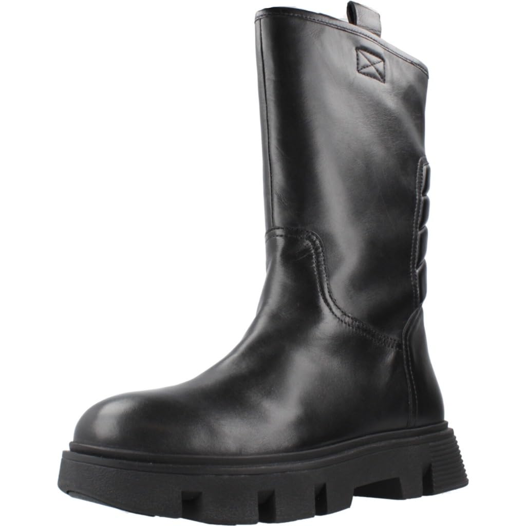 Geox Women's D Vilde EFashion Boot, black, 5 UK