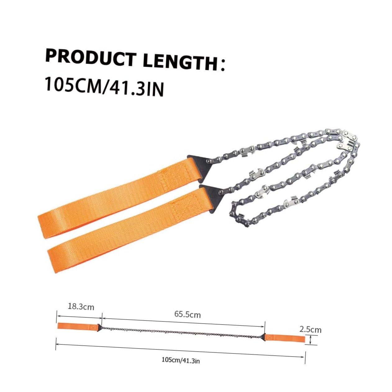 NAMOARLY Indispensable for Outdoor Activities Portable Hand Saw Camping Chain Hand Saw Survival Pocket Chainsaw Wire