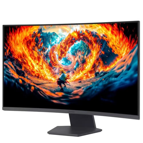 Image of LG 32 inch Ultragear QHD Curved Gaming Monitor, 180Hz, 1ms, AMD FreeSync, 1000R Curve, HDR10, 99% sRGB, Black Stabilizer, Dual Controller, DisplayPort & HDMI, 3-Side Borderless, Tilt Adjustment, Black