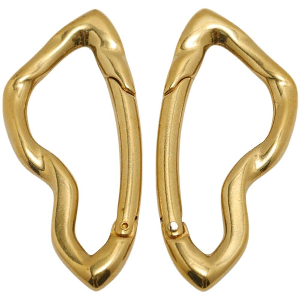 Carabiner Hook Snap Hook 2pcs Brass Carabiner Spring Snap Link Keychain Heavy Duty Carabiner Clip Climbing Carabiner