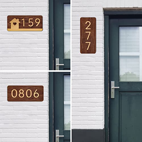 House Numbers For Outside, Address Plaques, Mailbox Numbers. Includes Two Sets Of Numbers From 0-9. Decorative Numbers Plaque. #TOP1
