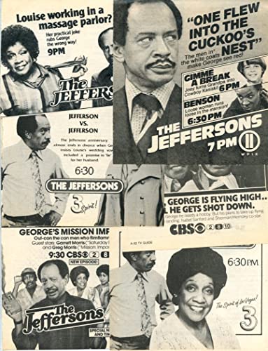 Sherman Hemsley Jeffersons original clipping magazine photo lot #N4460