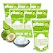Jubes Pandan Nata de Coco Jelly Cubes, 12.7 oz Pack of 6, Coconut Gel in Syrup, Pandan Coconut Cubes for Sago, Bubble Tea, Boba, Desserts, Yogurt, Ice Cream