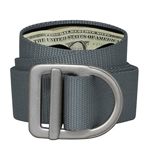 Bison Designs 540A GRA L Delta Travel Belt, Graphite, 42