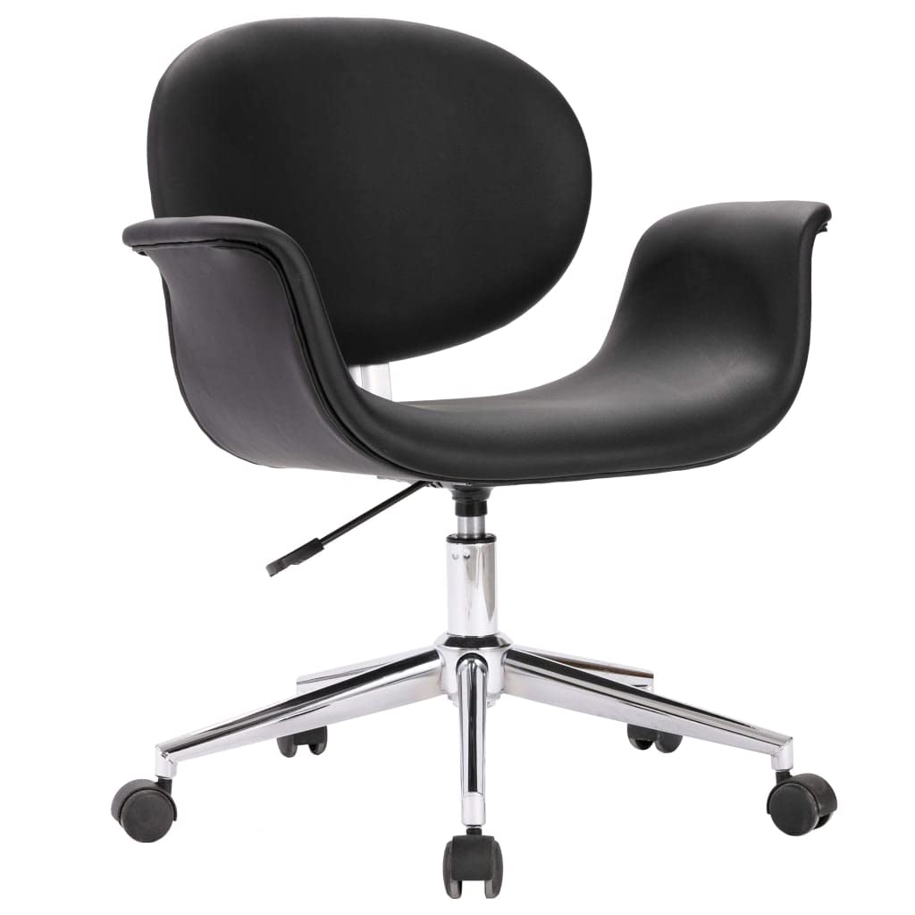 Silla de escritorio giratoria para videojuegos, silla de oficina giratoria de piel sintética, adecuada para oficina en casa o sala de estar