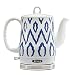 BELLA 13724 Electric Tea Kettle, 1.2 LITER, Blue Aztec