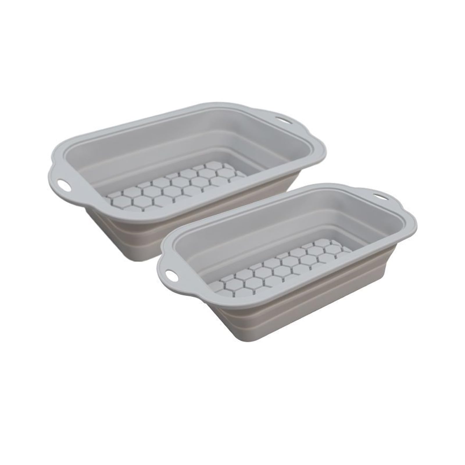 Jazuaiao Foldable Bread Cake Pan Set Food Grade Silicone Nonstick Loaf Mold Tray for Home Baking and Kitchen Storage Silicone Baking Mold