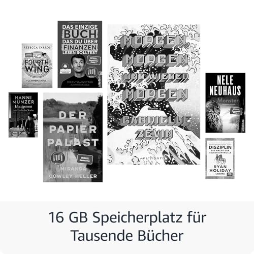 Amazon Kindle 16 GB (Version 2024) – Leicht und kompakt, mit schnellem Umblättern und hohem Kontrastverhältnis – mit Werbung – schwarz – Ansicht 6
