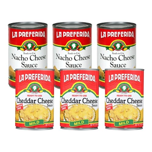 La Preferida Cheese Sauce (Cheddar & Nacho) (3ea / 15oz) (Variety Pack)