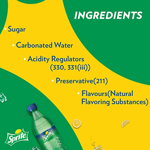 Sprite Lemon-Lime Flavoured Cold Drink | Refreshing Taste | Clear Soft Drink with No Added Colours | Recyclable PET Bottle, 250 ml (Pack of 8) - Image 5