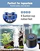 AQQA Aquarium Air Pump, Quiet Powerful Fish Tank Air Pump 3W/6W/10W with Stainless Steel Dual Outlet, Adjustable Oxygen Aerator Pump with Air Stone Bubbler for Fish Tank Up to 200 Gallon 3W (Tubby) #4