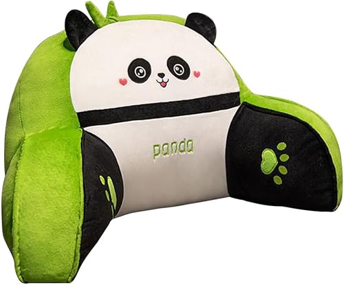 Miniatura 1 de Almohada de lectura de animales lindos con forma de panda rading, almohada de lectura con brazos adecuada para leer, relajarse, ver la televisión,