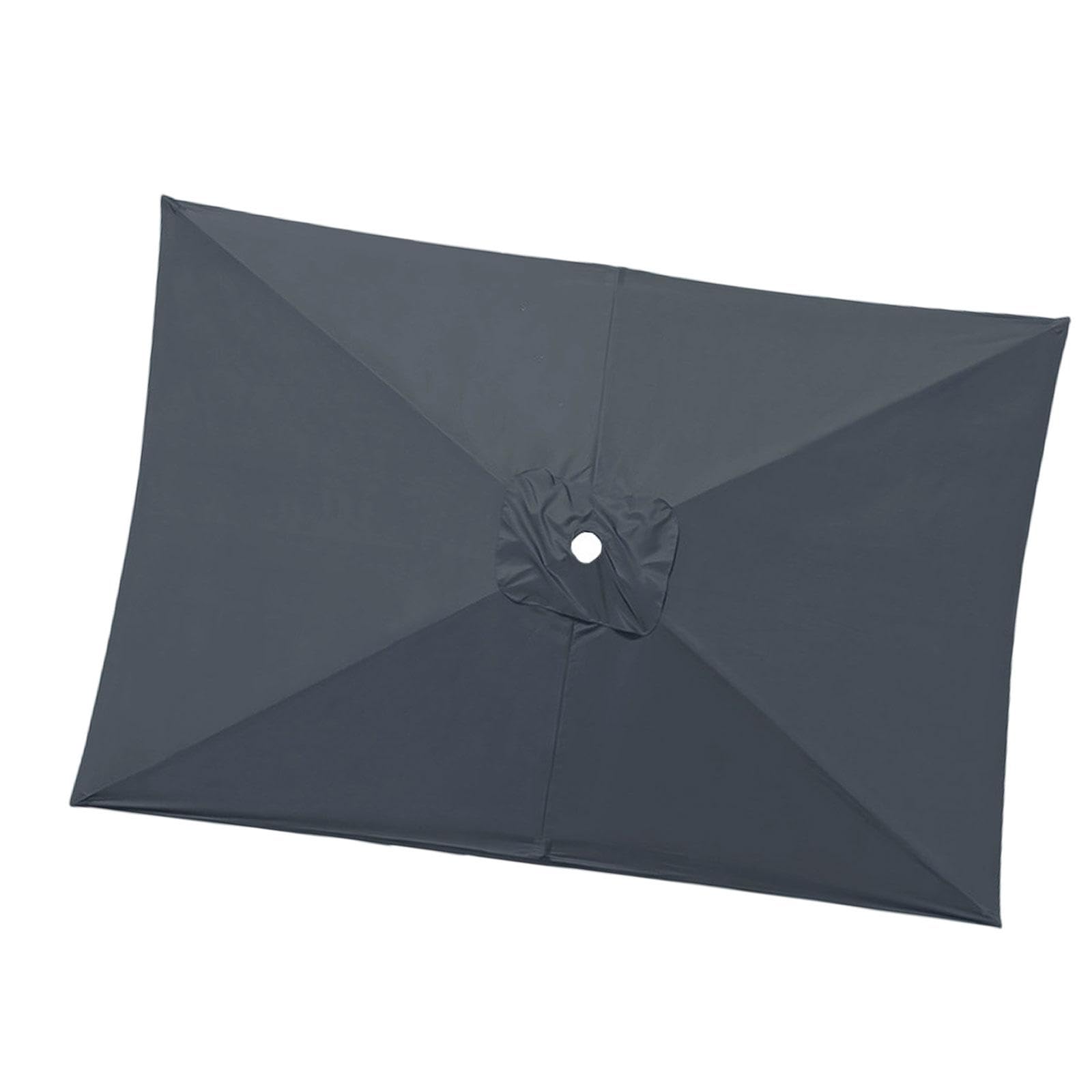 Auvent de rechange parasol 200x300 cm idéal pour terrasse de maison