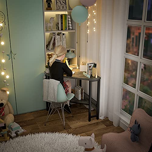 Armocity Corner Desk Small Desk With Outlets Corner Table For Small Space thumb #7