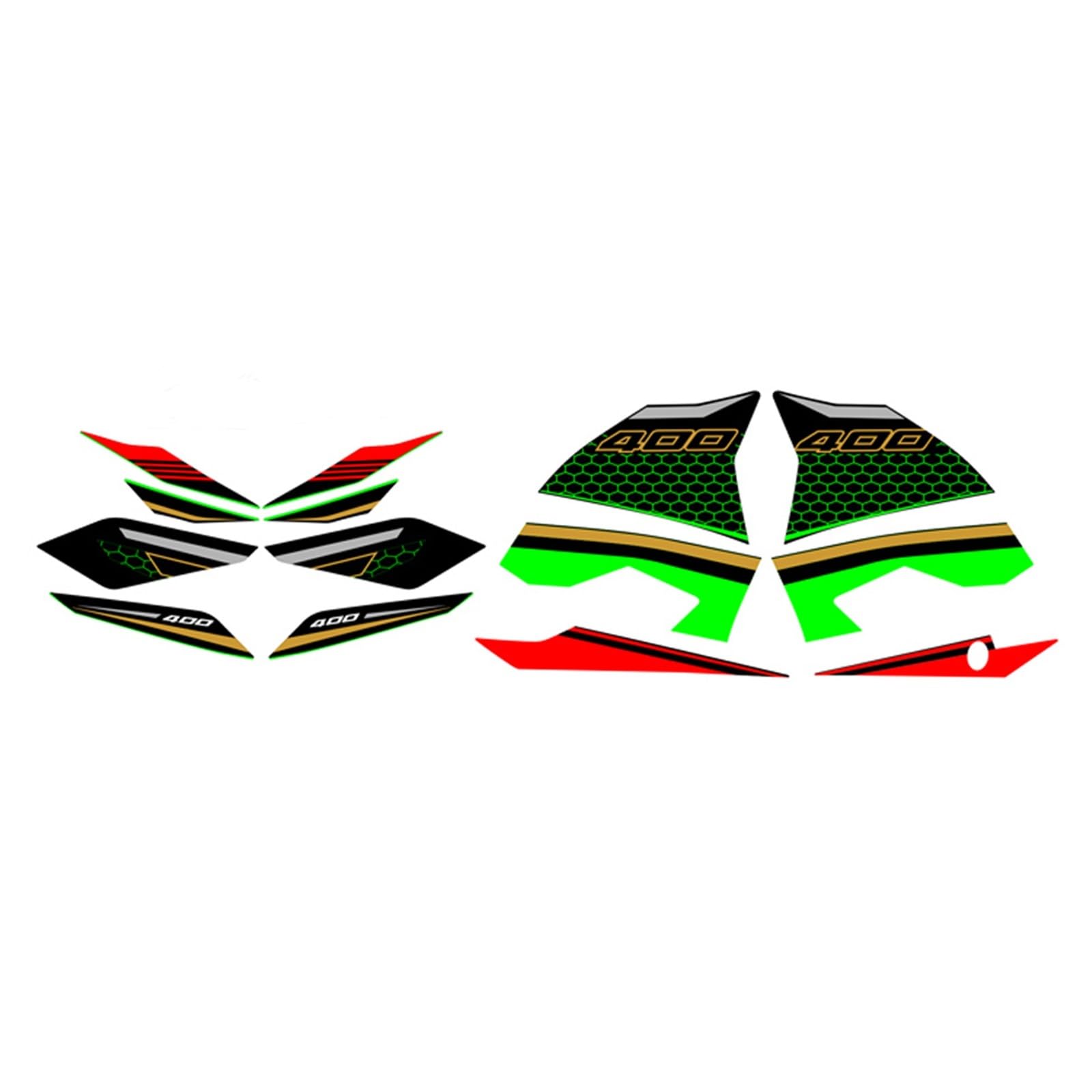 for Kawasaki for NINJA400 for Ninja 400 2018-2023 2018 2019 2020 2023 for Motorcycle Accessories Fairing Sticker Whole Car Kit