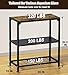AnBaiMei 20-30 Gallon Aquarium Stand, Fish Tank Stand with Adjustable 3-Tier Storage Shelf, Heavy Duty Reptile Breeder Turtle Tank Terrarium Rack Table for Home Office, 30