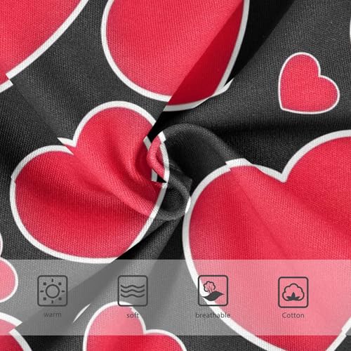 Florals Toddler Underwear Floral 2t Cotton Panties Little Girl Bold Red Hearts White Black Undies Kids Briefs3